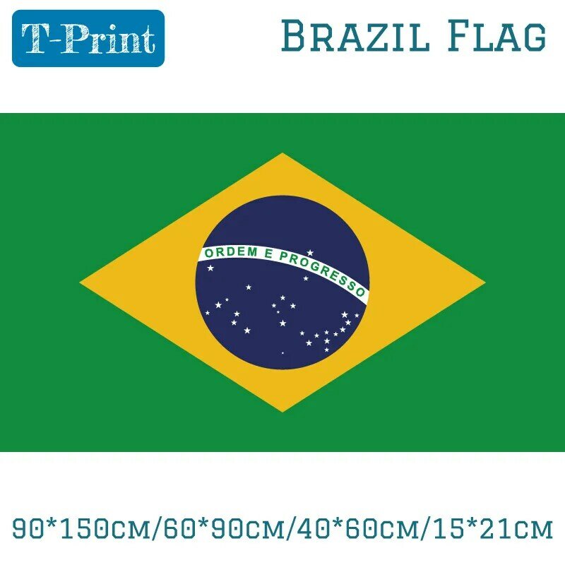 90*150Cm/60*90Cm Brazilië Vlag 40*60Cm/15*21Cm banners Voor Event / Office / Home Decoratie