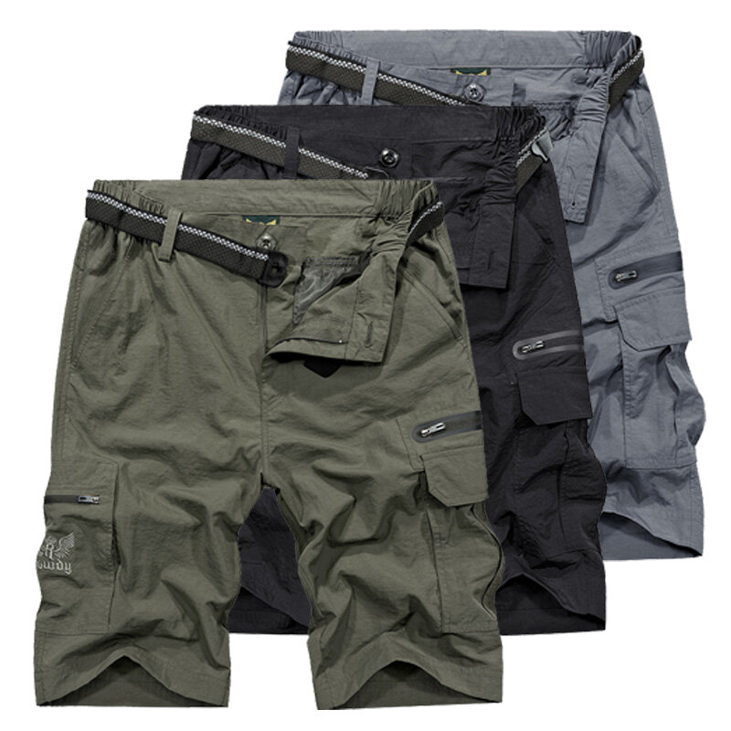 Outdoor Travel/Hiking Shorts Men Summer Quick Dry/Waterproof Tactical Shorts Men's Sports Shorts For Trekking/Fishing AM369