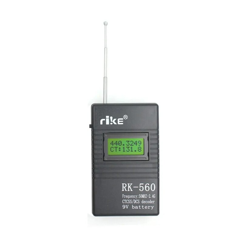50 МГц-2,4 ГГц Портативный ручной счетчик частоты RK560 DCS CTCSS радио тестер RK-560 измеритель частоты