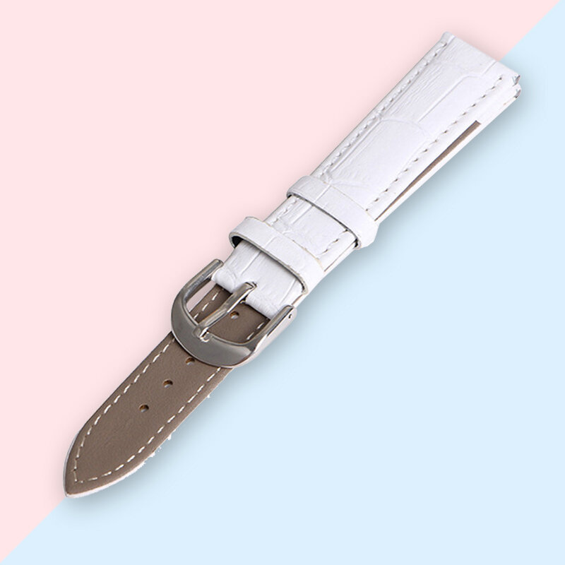 Pulseira de relógio de couro 20mm 22mm pulseiras de relógio masculino mulher genuína pulseira de relógio 18mm 16mm 14mm 12mm fivela relógio de pulso cinto marrom