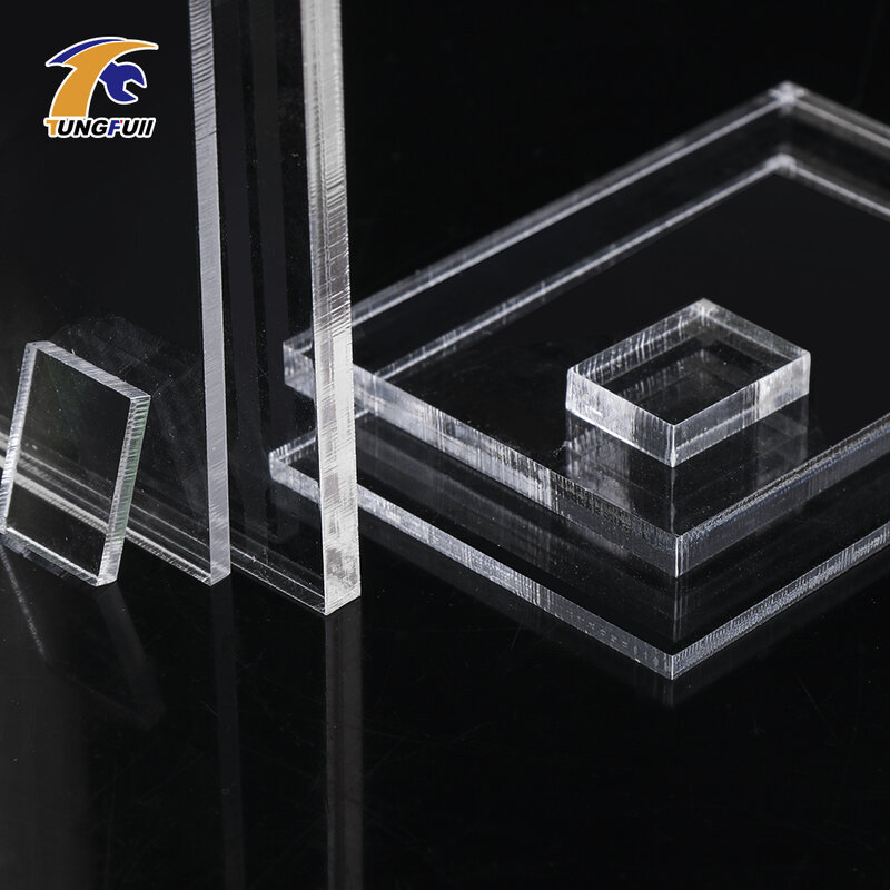 Placa transparente plástica transparente acrílica do plexiglás da placa da espessura acrílica da folha 3mm 5mm