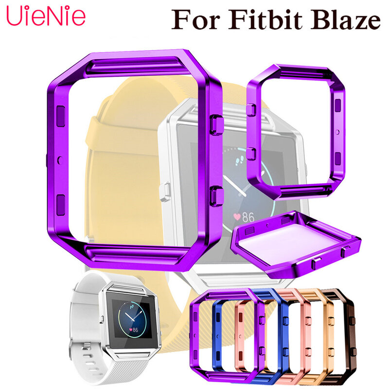 Custodia in metallo in acciaio inossidabile per accessori Fitbit Blaze smart watch case per Fitbit Blaze dial protection pellicola protettiva rigida
