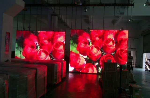 P3.91 Trong Nhà đúc Nhôm Full Color LED Hiển Thị Cho Thuê 500*500 mét SMD RGB LED Tủ Trưng Bày