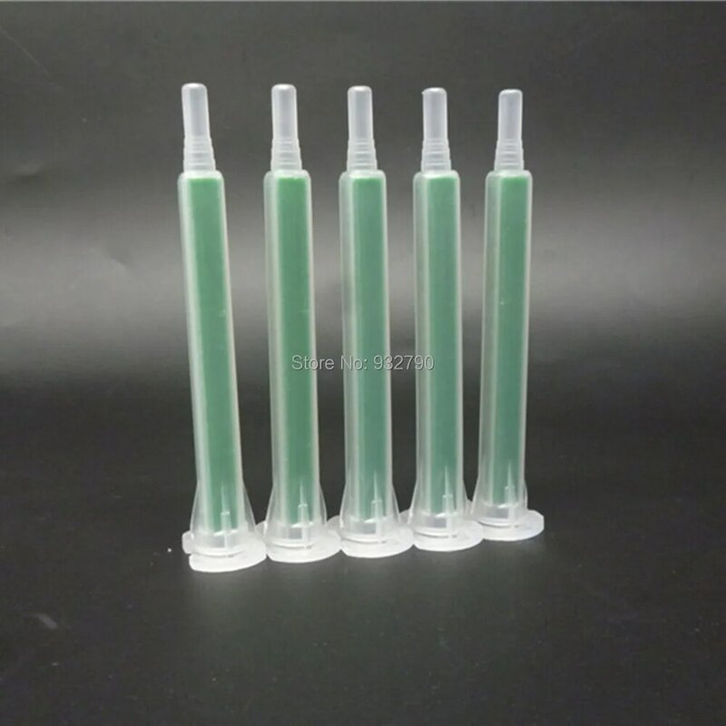 5 قطعة AB البلاستيك الغراء الراتنج ثابت الفم خلط Nozzles أنبوب 83 مللي متر اثنين مكون السائل خلط الإبر أنبوب ل AB الغراء مختلط استخدام