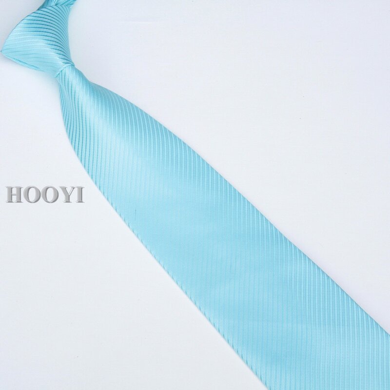 HOOYI 2019 男性のネクタイネクタイ固体色ビジネス赤ネクタイ