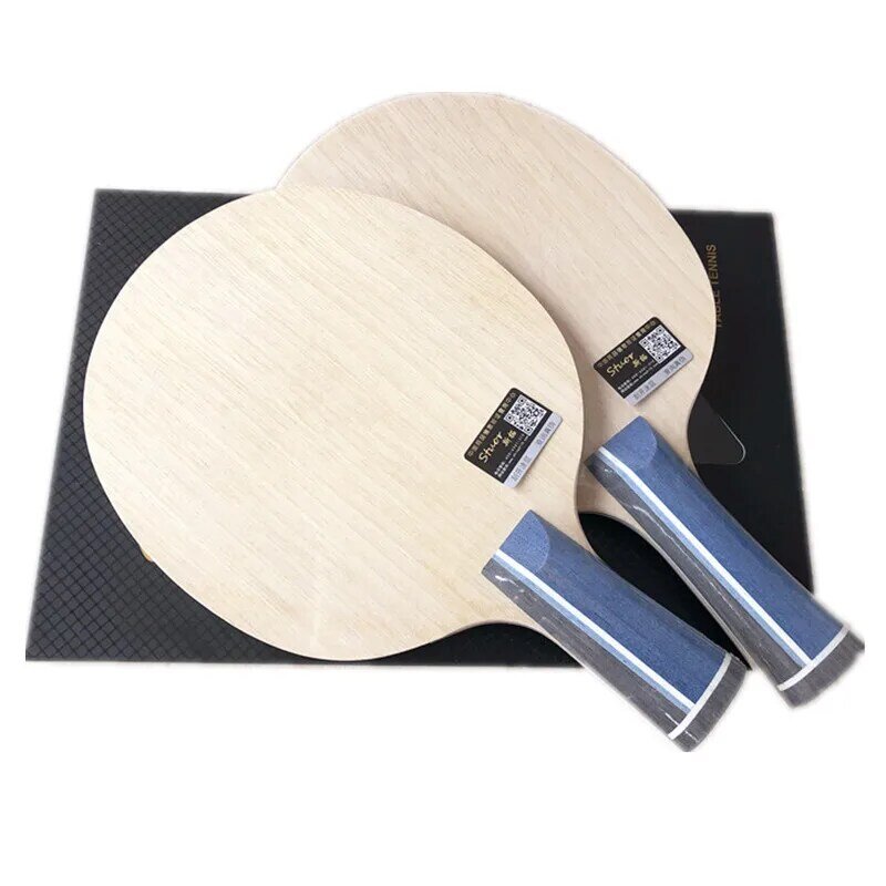 Stuor 19 nova lâmina de tênis de mesa alc raquetes de tênis de mesa de carbono com fibra de carbono embutido