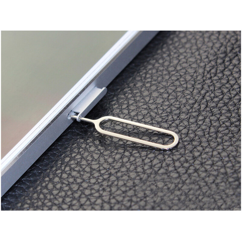 2Pcs Sim Card Naald Voor iPhone XS MAX 87 6 s plus 5 5S 4 Samsung XIAOMI Telefoon tool Tray Holder Eject Metalen Pin dropshipping