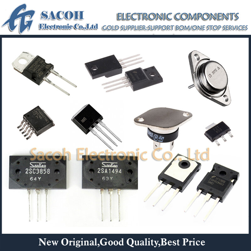 Composants électroniques de transistor MOSFET à canal N, STW55NM60N, 55NM60N, STW55NM60ND, 55NM60ND, TO-247, 5l'autorisation, 600V, nouveau, original, lot de 5 pièces