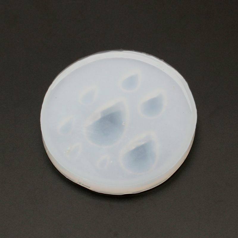 Herramienta de fabricación de joyas de accesorios de bricolaje de arte epoxi de resina de decoración de pastel de molde de silicona de cabujón surtidos