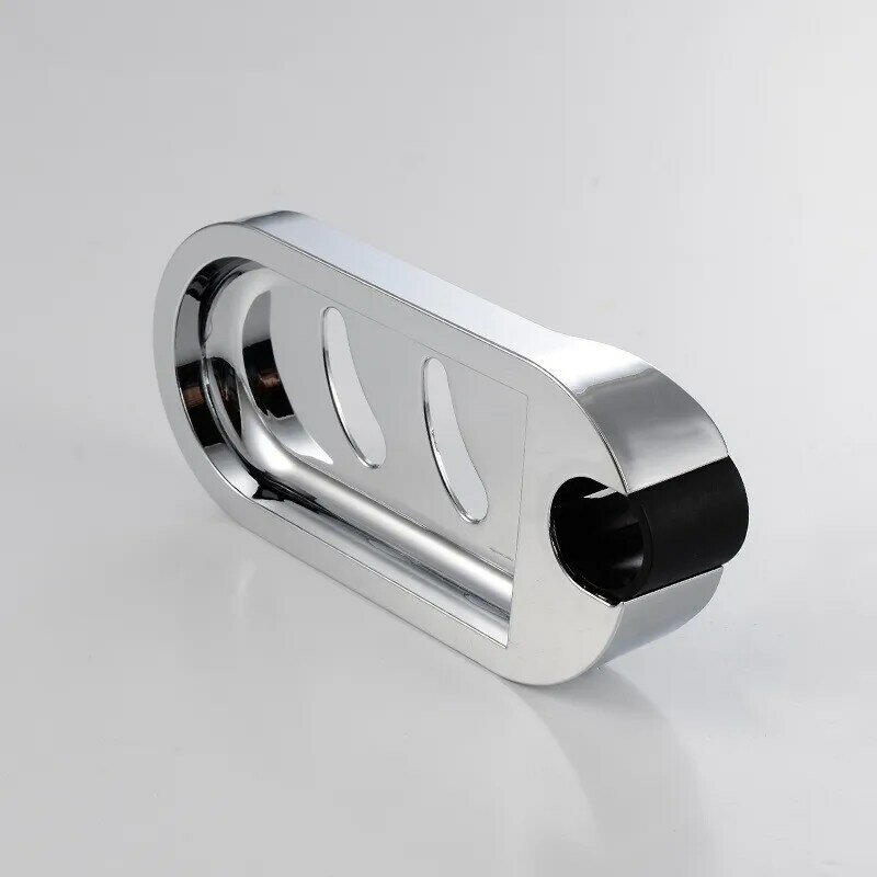 25mm Plastic Shower Rail Soap Dish Box Soap Holder Soap Pallet Shower Rod Slide Bar ABS Chrome for Sliding Bar