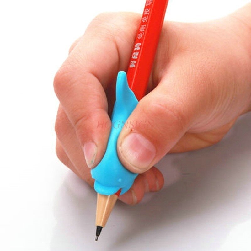 Pen Holder Young Children School Student Pencil Pens Corrective Writing Posture Hand Grip Correction Finger Care Tool Child