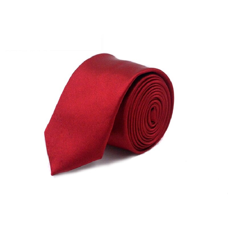 HOOYI-Corbata delgada de poliéster para hombres, corbata de moda para niños, boda, fiesta, barata, 2019
