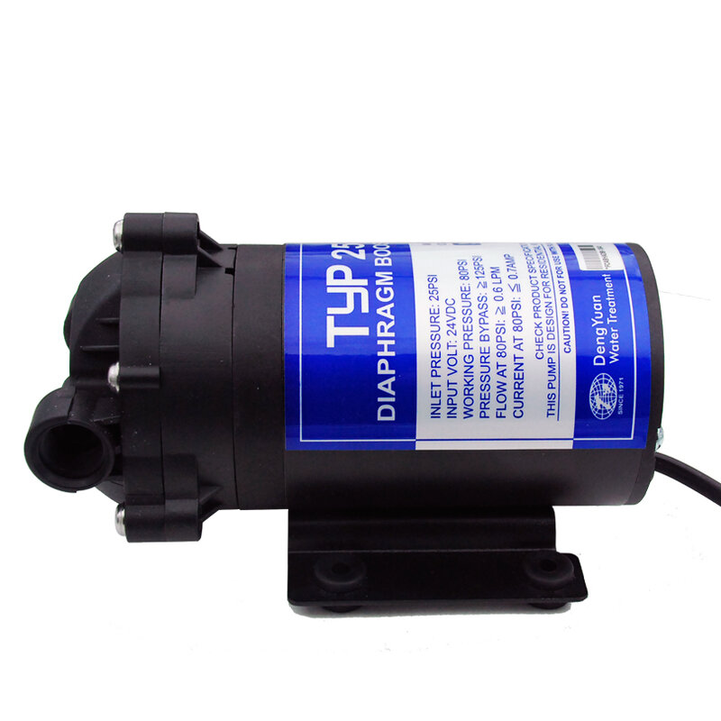 Pompa Booster acqua Coronwater RO 24V 50gpd 2500NH aumentare la pressione del sistema idrico ad osmosi inversa