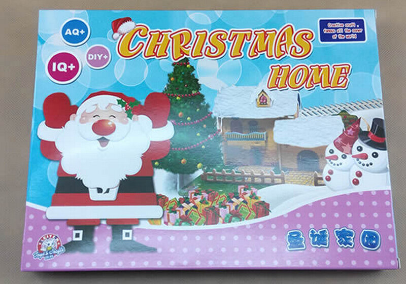 2019 25x19cm Multicolor Papier Wachsen Magische Weihnachten Home Box Baum Magische Wachsende Bäume Entdeckung Kinder Spielzeug Wissenschaft für Kinder
