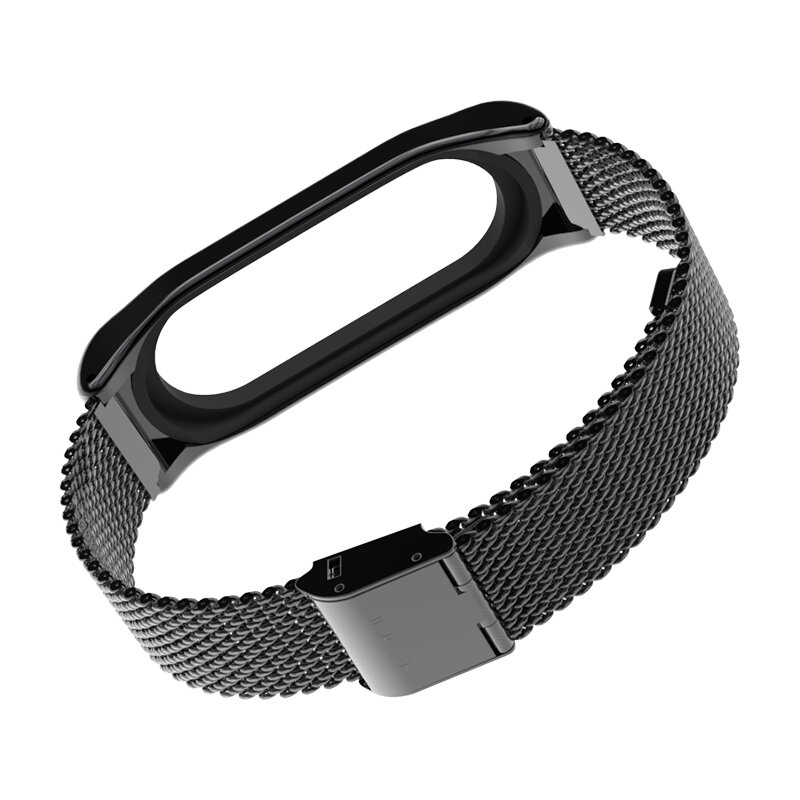 Xiaomi Mi Band 3 Strap Metal Screwless Stainless Steel Bracelet For Mi Band 3 Wristbands Replace Strap For Miband 3 Wrist Strap