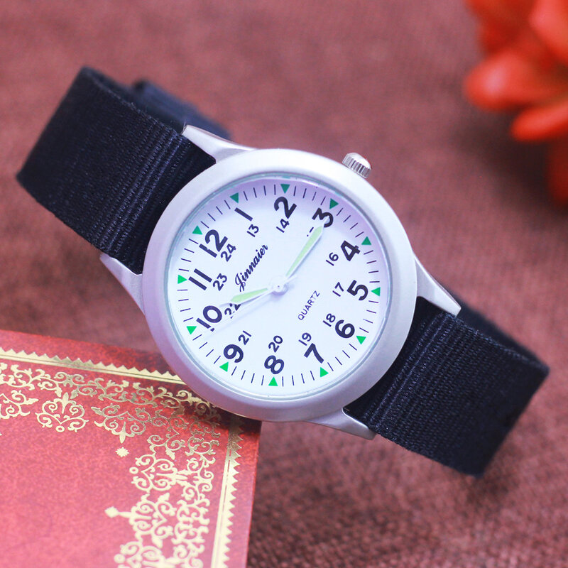 Dla dzieci moda dla dzieci z nylonu oddychający pasek sportowe zegarki kwarcowe chłopcy studenci prezenty urodzinowe dla dzieci elektroniczny zegarek wojskowy