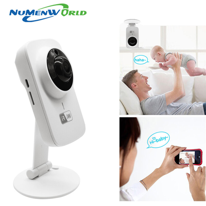 HD Mini Câmera IP Sem Fio Wi-fi 720 p TF Cartão SD P2P Rede Baby Monitor CCTV Câmera de Segurança de Proteção Para Casa móveis Cam Remoto