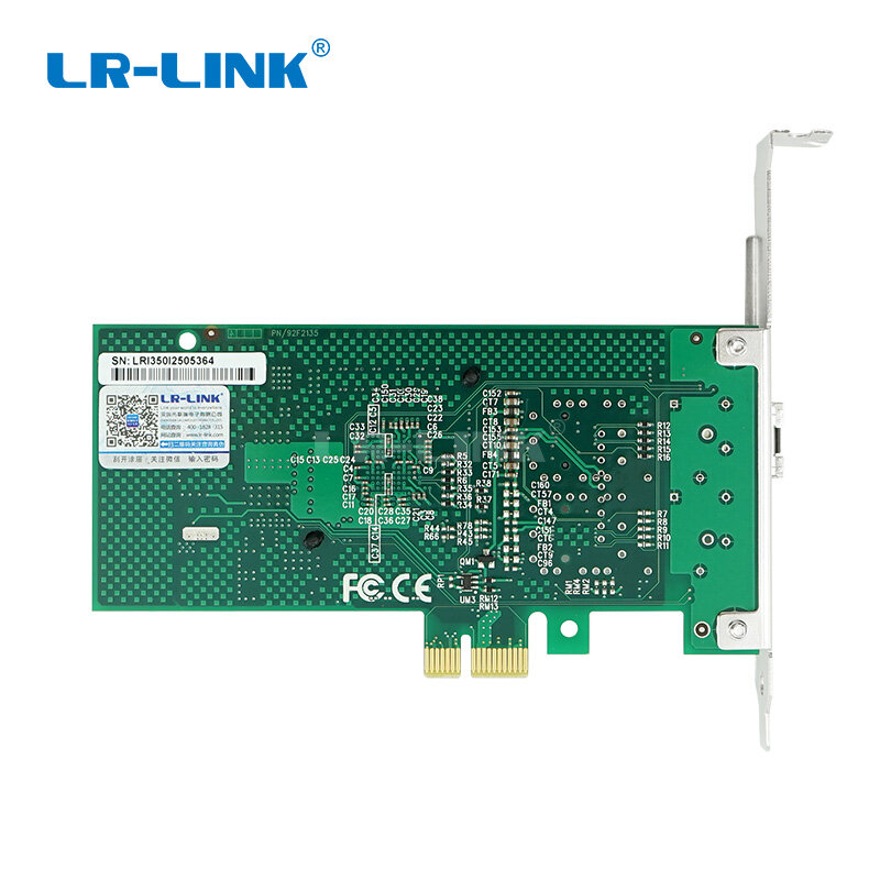 LR-LINK 9250PF-SFP Gigabit PCIe Network Card Single SFP Port NIC Based on Intel I350 Chip PCI Express x1 Ethernet LAN Adapter