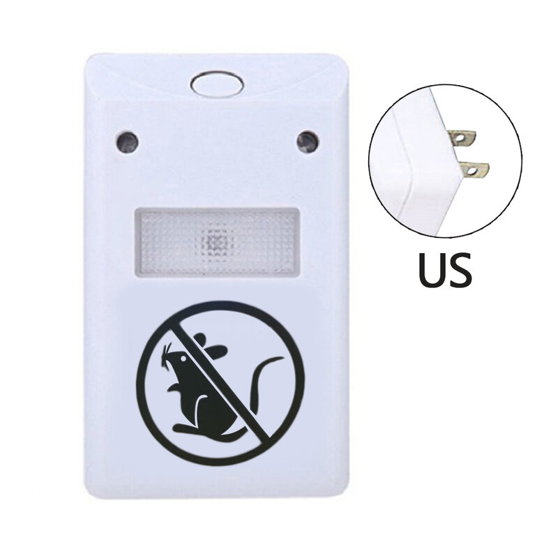Utile 1pc elettronico ad ultrasuoni Anti zanzara Pest Mouse Killer Repeller magnetico per formiche zanzara Mouse US Plug