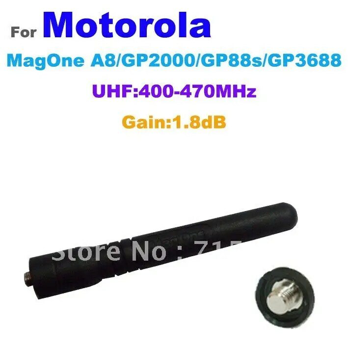 UHF: 400-470เมกะเฮิร์ตซ์เสาอากาศสำหรับMotorola Magหนึ่งA8 GP3688/GP88Sแบบพกพาสองทางวิทยุ