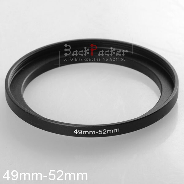 10Pcs Fitting 49-52mm Camera Lans Step Up Filter Adapter Ring 49-52 Camera Accessories Wholesale