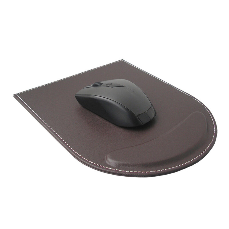 Gaming Laptop PU Leather Large Mice Mat Office Desk Accessories Computer Dota Anti-Slip Mouse Pad with Wrist Rest