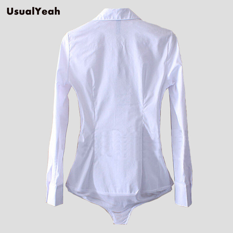 New  Fashion Women Casual Body Shirts Blouses Long sleeve V-neck Pleated office blusas femininas white S M L XL SY0257