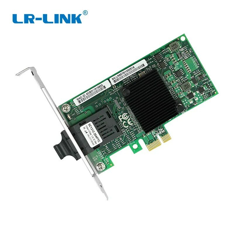 LR-LINK 9260PF-LX جيجابت إيثرنت خادم محول 1000mb الألياف البصرية بطاقة الشبكة إنتل 82586 متوافق E1G42EF نيك