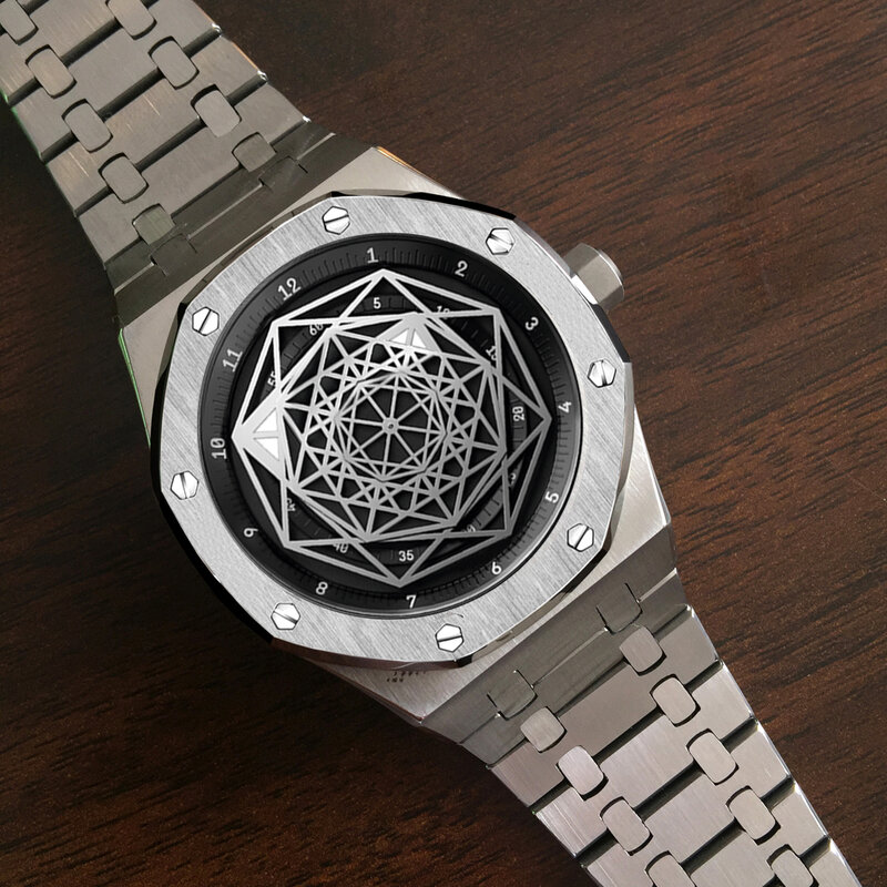 DIDUN Homens Relógios Top Marca de Luxo Relógio Mecânico Automático de Negócios de Moda Assistir cinta de aço relógio de Pulso