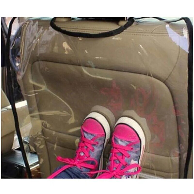 2 sztuk/partia przezroczyste akcesoria pcv dziecko Anti Kick torba narzędziowa, tylne siedzenie ochrona pokrywa Protector arkusz Auto Liner pojazdu Mat
