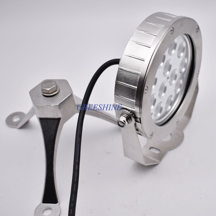 316 stainless steel DC24V 36W RGB LED Fountain Light IP68 Colour Changing Underwater Lamp White underwater waterfall LED Pond
