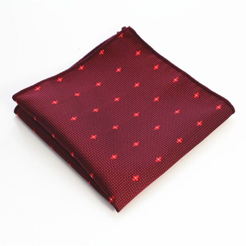 Классические карманные квадраты в горошек RBOCOTT, модный клетчатый носовой платок 22 см * 22 см, цветочное и Пейсли полотенце Hanky для деловой вечеринки