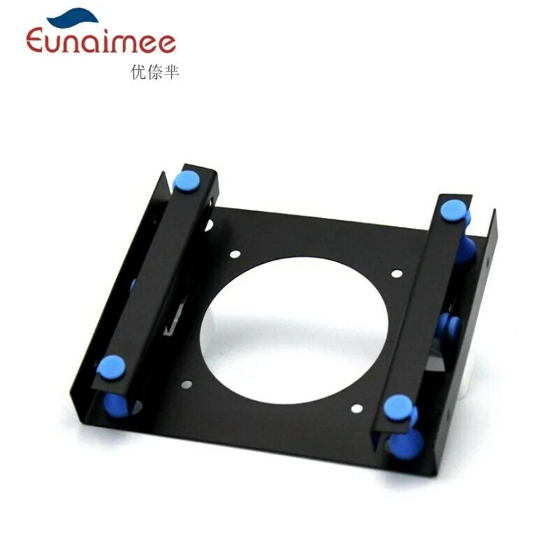 CD-ROM Space 3.5" to 2.5 HDD Hard Disk Drive Damping Converter Adapter Bracket Caddy Tray with 8cm Fan Position For PC Computer