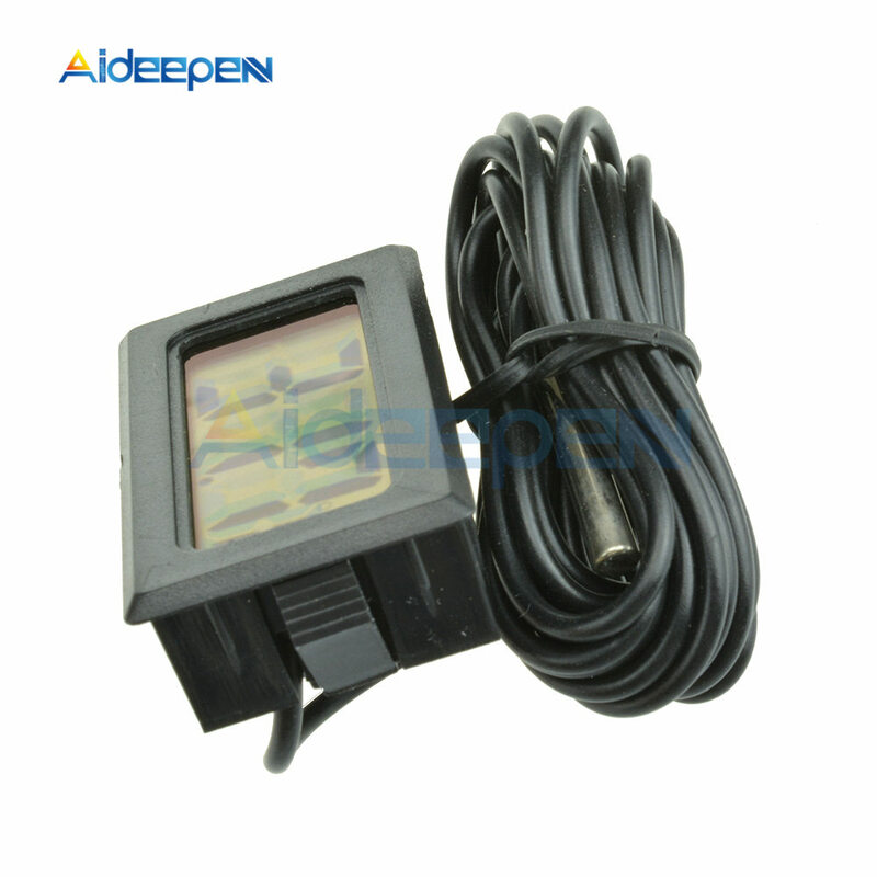 TPM-10 LCD ميزان الحرارة الرقمي درجة الحرارة جهاز قياس الاستشعار محطة الطقس متحكم في درجة الحرارة ترموستات منظم الحرارية 2m2M