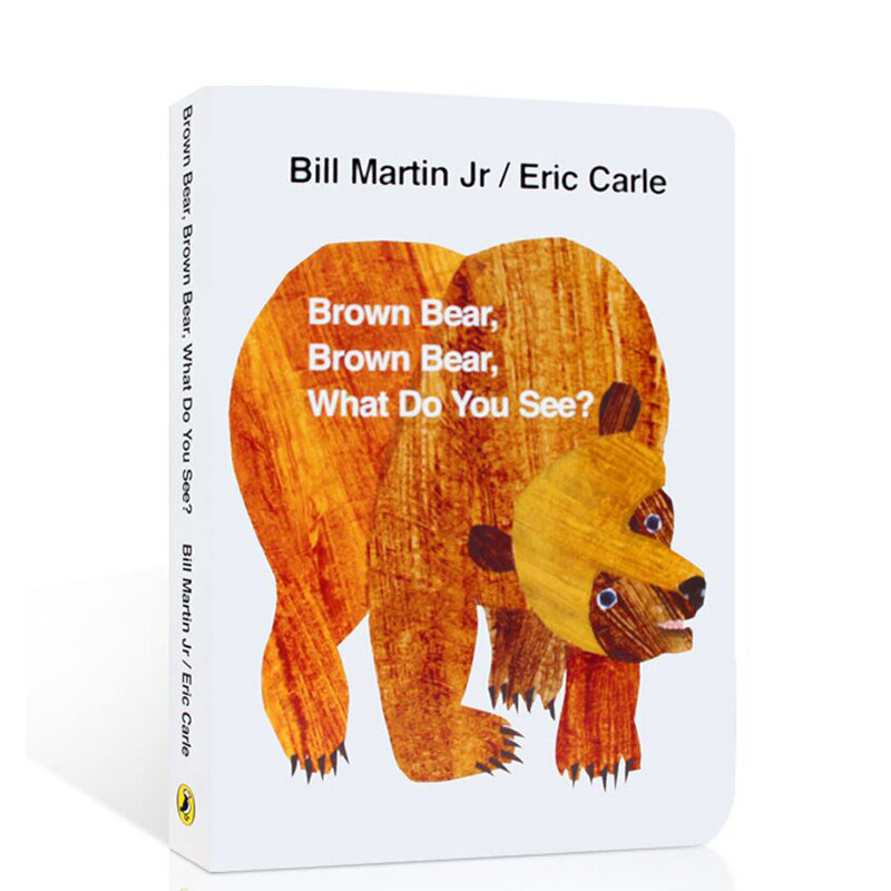 Melhor venda livros urso marrom o que você vê livros de imagem em inglês para crianças presente do bebê