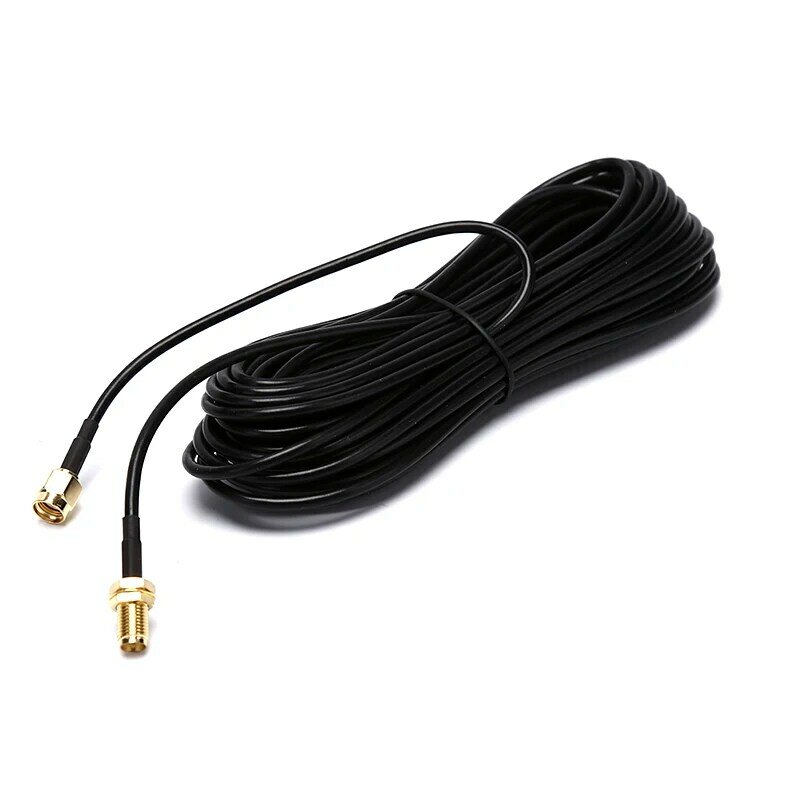 Cable de extensión de antena Wifi macho a hembra, RP-SMA estándar de 9m, macho a hembra, chapado en oro, de alta calidad, suministros universales