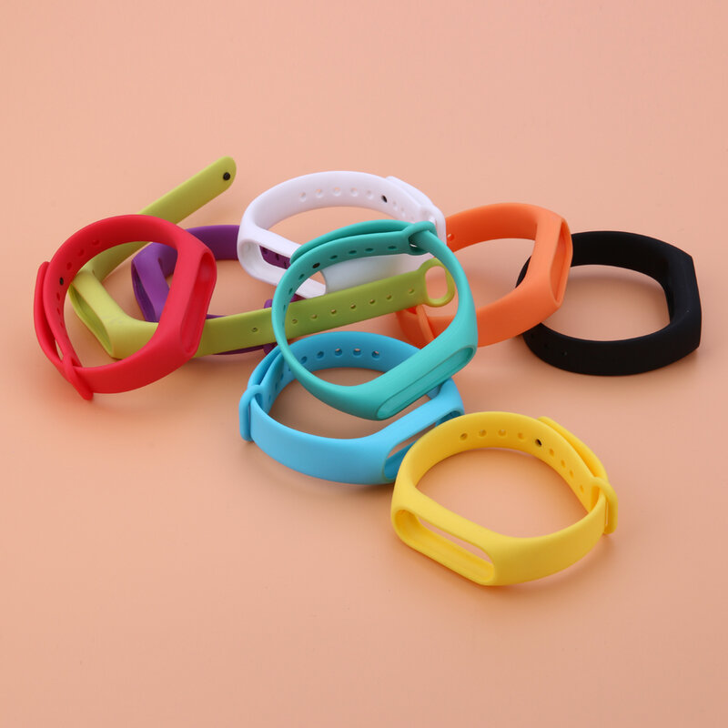 Watch Strap for Xiaomi Miband 2 Replacement Wristband TPU Wrist Strap Bracelet Smart Smartwatch Band Accessories for Android