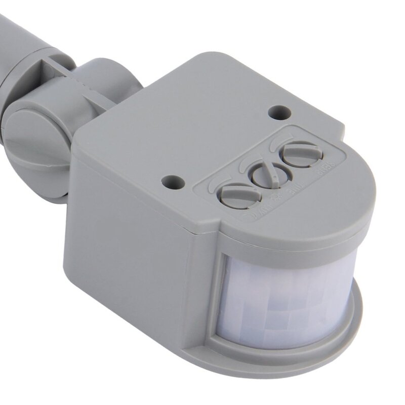 LEDライト付き赤外線モーションセンサー,屋外照明,220v,自動pair,モーションセンサー