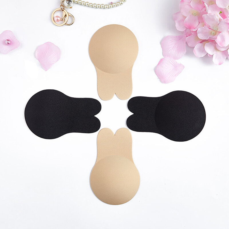2 pçs invisible biquini feminino peito lift tape sobreposições sutiã adesivos biquínis maiô maiô conjunto de acessórios