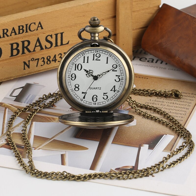 Brązowy antyczny los/EXTRA Last Encore brązowa róża wyświetlacz kwarcowy wisiorek w kształcie zegarka kieszonkowego zegarek przepiękny naszyjnik zegar najlepsze prezenty