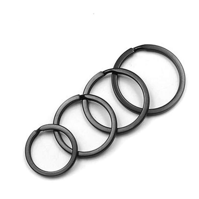 10 шт., металлические кольца для ключей, 10 мм, 25 мм, 28 мм, 30 мм, 32 мм