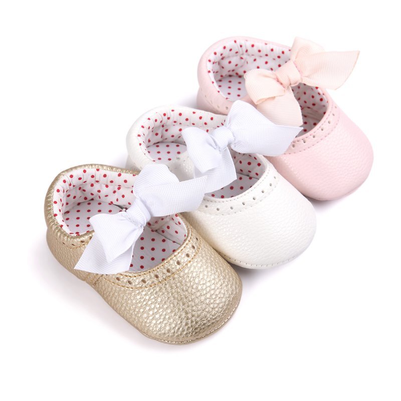 Newborn Baby Moccasin Babies Shoes Soft Bottom PU Leather Toddler Infant First Walkers Boots