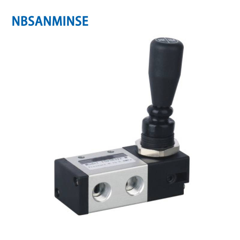 NBSANMINSE TSV ręcznie ciągnąć zawór ciągnienia dwie pozycje pięć sposób G 1/4 mechaniczne pneumatyczne ręczne zawory automatyki