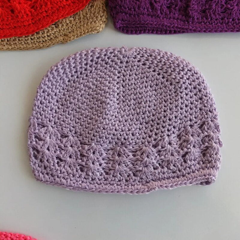 21 Warna Tersedia Anak Handmade Crochet Beanie Hat Knit Winter hat Fotografi props 10 pcs/lot