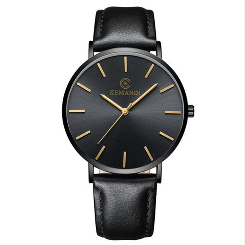 Relógio de pulso masculino relógios de quartzo ultra-fino relógio de pulso de negócios moda masculina erkek kol saati