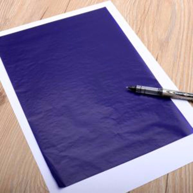 50 Sheets Dubbelzijdig Carbon Copier Stencil Transfer Papier Kantoorbenodigdheden
