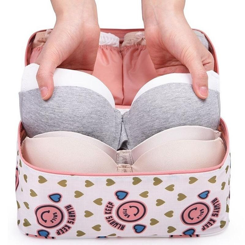 Новинка 2021, женская сумка-Органайзер для хранения нижнего белья, косметики, ежедневных туалетных принадлежностей