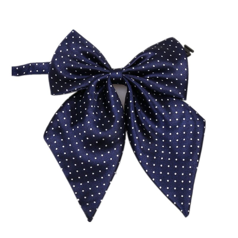 hot sale fashion polyester leopard print bow tie for women butterfly ascot necktie cravat