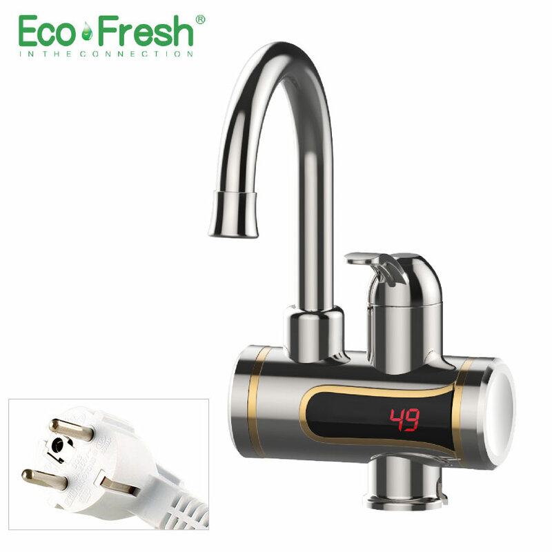 Ecofresh-grifo calentador de agua eléctrico para cocina, calentador instantáneo de agua caliente, calefacción fría, sin depósito