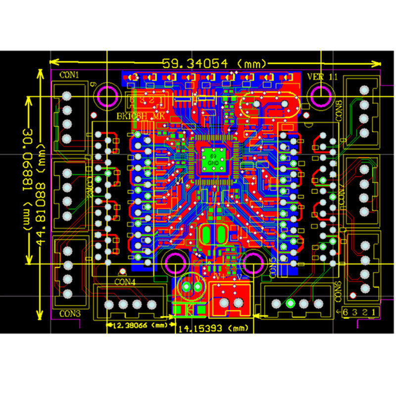Placa de circuito del interruptor de ethernet del diseño del mini módulo para el módulo del interruptor de ethernet 10/100mbps 5/8 Puerto Placa de PCBA Placa de OEM